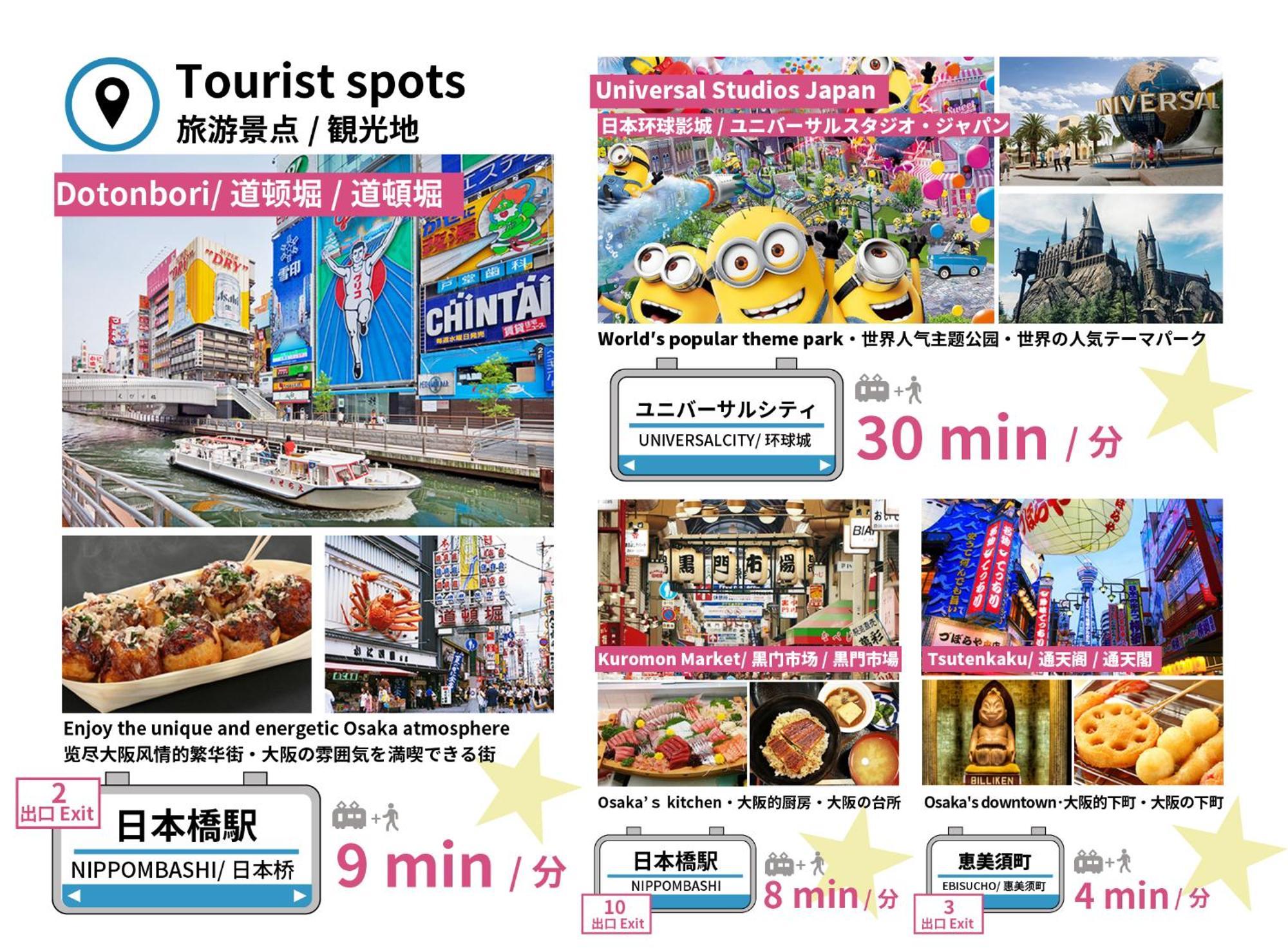 Bijou Suites Naniwa 大阪 外观 照片